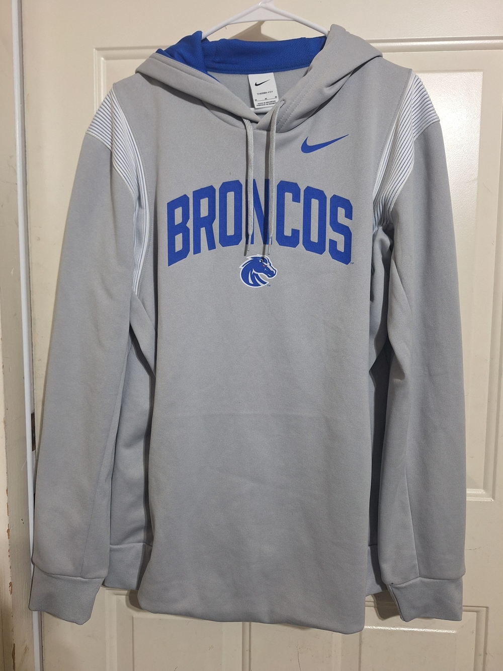Boise State University BSU Broncos Nike Therma Fit Sweatshirt Hoodie M